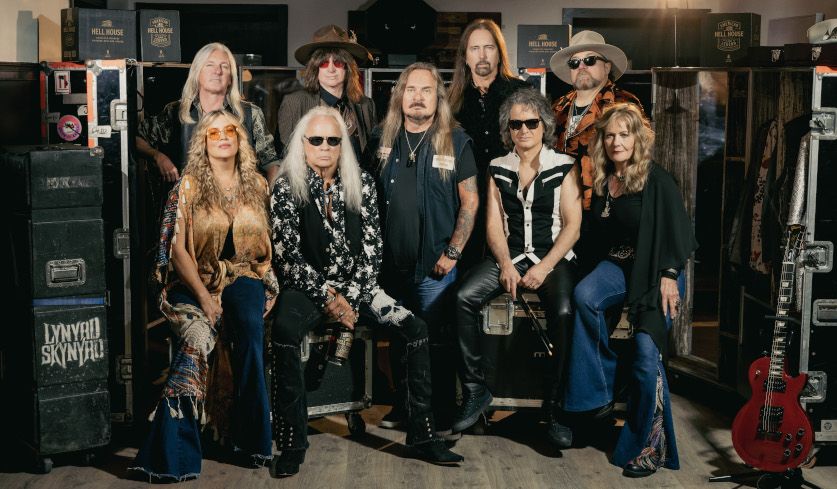 Bandfoto von Lynyrd Skynyrd aus dem Jahr 2025 (bereitgestellt von Oktober Promotion).