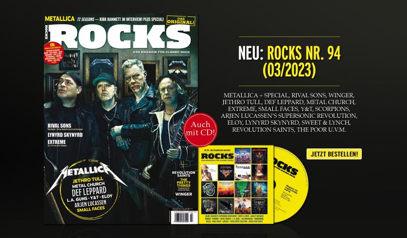 Das Cover von ROCKS Nr. 94 (03/2023).