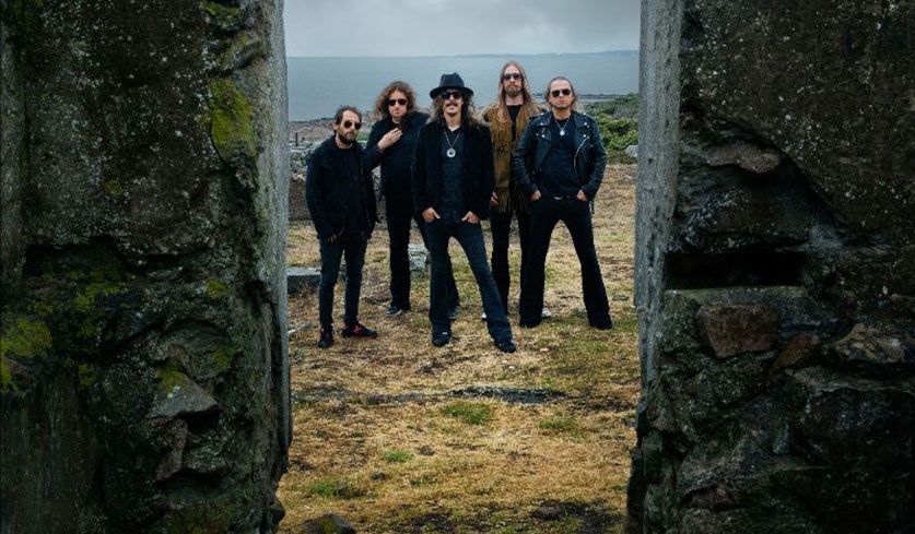 Bandfoto von Opeth aus dem Jahr 2021.