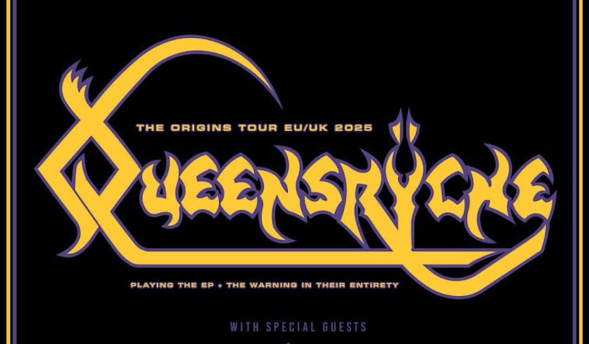 Ausschnitt aus dem Tourposter der "The Orgins-Tour 2025" von Queensryche.