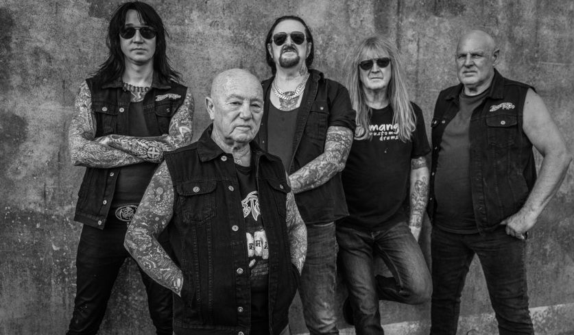Bandfoto von Rose Tattoo aus dem Jahr 2026 (bereitgestellt von Sub Sounds).