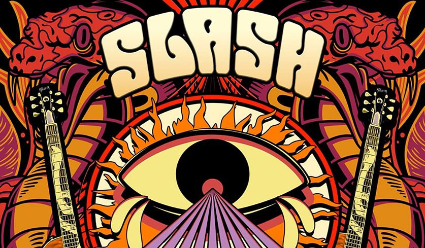 Ausschnitt aus dem Cover des Slash-Albums "Live at the S.E.R.P.E.N.T. Festival"