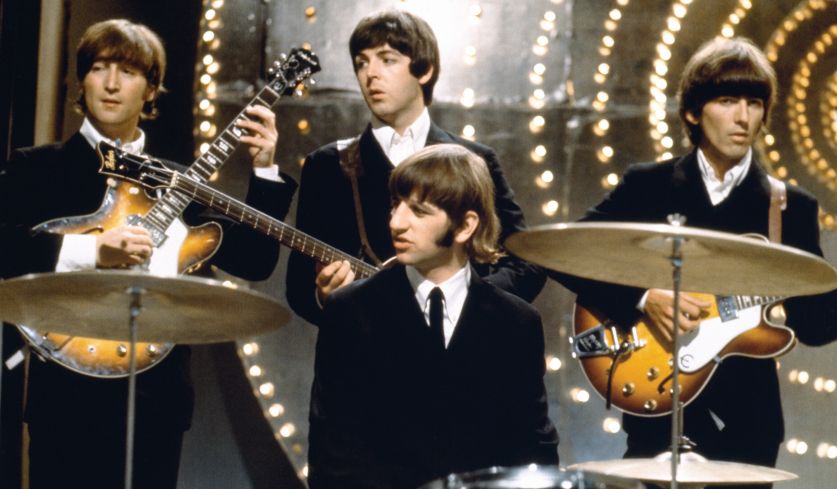 Die Beatles live bei Top Of The Pops 1966. Credit: Apple Corps LTD.