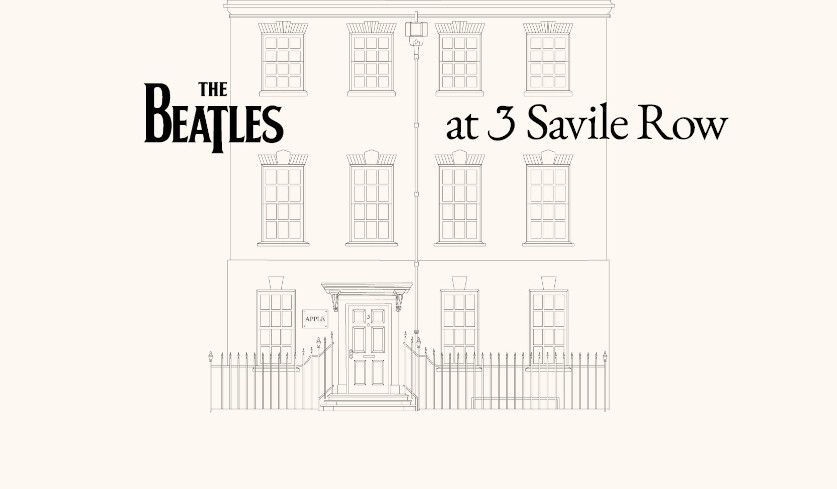 Ausschnitt aus dem Poster zu "The Beatles At 3 Savile Row".