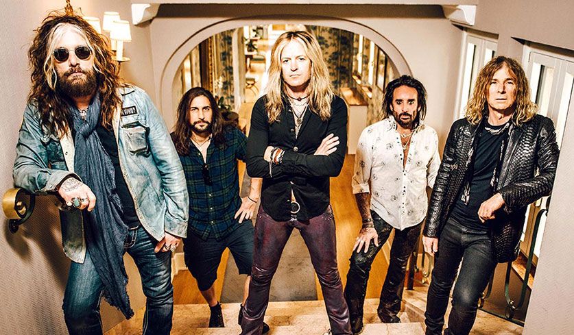 Bandfoto von den Dead Daisies aus dem Jahr 2016.