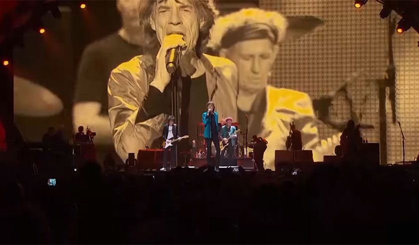 Screenshot aus dem Rolling Stones-Video zu "Wild Horses".