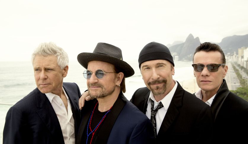 Bandfoto von U2 von Helena Christensen aus dem Jahr 2023 (bereitgestellt von Journalistenlounge).