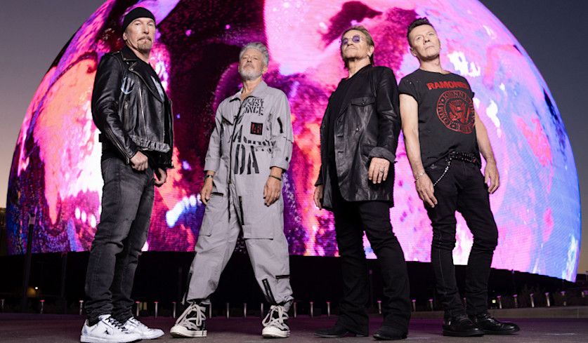 Bandfoto von U2 aus dem Jahr 2023 (bereitgestellt von Universal Music).