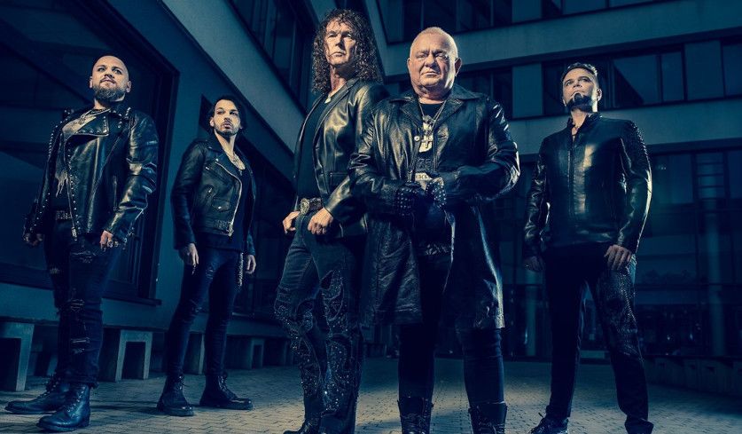 Bandfoto von U.D.O. aus dem Jahr 2023 von Martin Häusler (bereitgestellt von Atomic Fire Records).