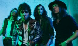 Bandfoto von Greta Van Fleet aus dem Jahr 2017.