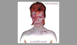 Albumcover von "Aladdin Sane" von David Bowie.
