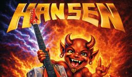 Ausschnitt aus dem Cover des Hansen-Albums "Born With A Hammer".