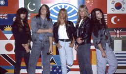 Bandfoto von Savatage aus dem Jahr 1990 von Frank White (bereitgestellt von CMM).