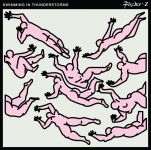 Cover des Fischer-Z-Albums "Swimming In Thunderstorms"
