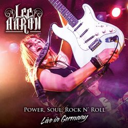 Cover des Lee Aaron-Albums "Power, Soul, Rock'n'Roll-Live In Germany".