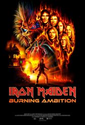 Cover des Iron Maiden-Films "Burning Ambition".