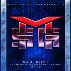 Cover des Michael Schenker Group-Boxsets "Bad Boys — The McAuley Schenker Group Story 1987 – 1992".