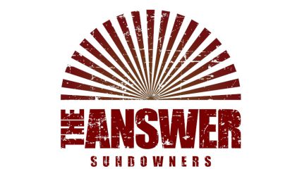 Logo von The Answer mit dem Untertitel Sundowners.